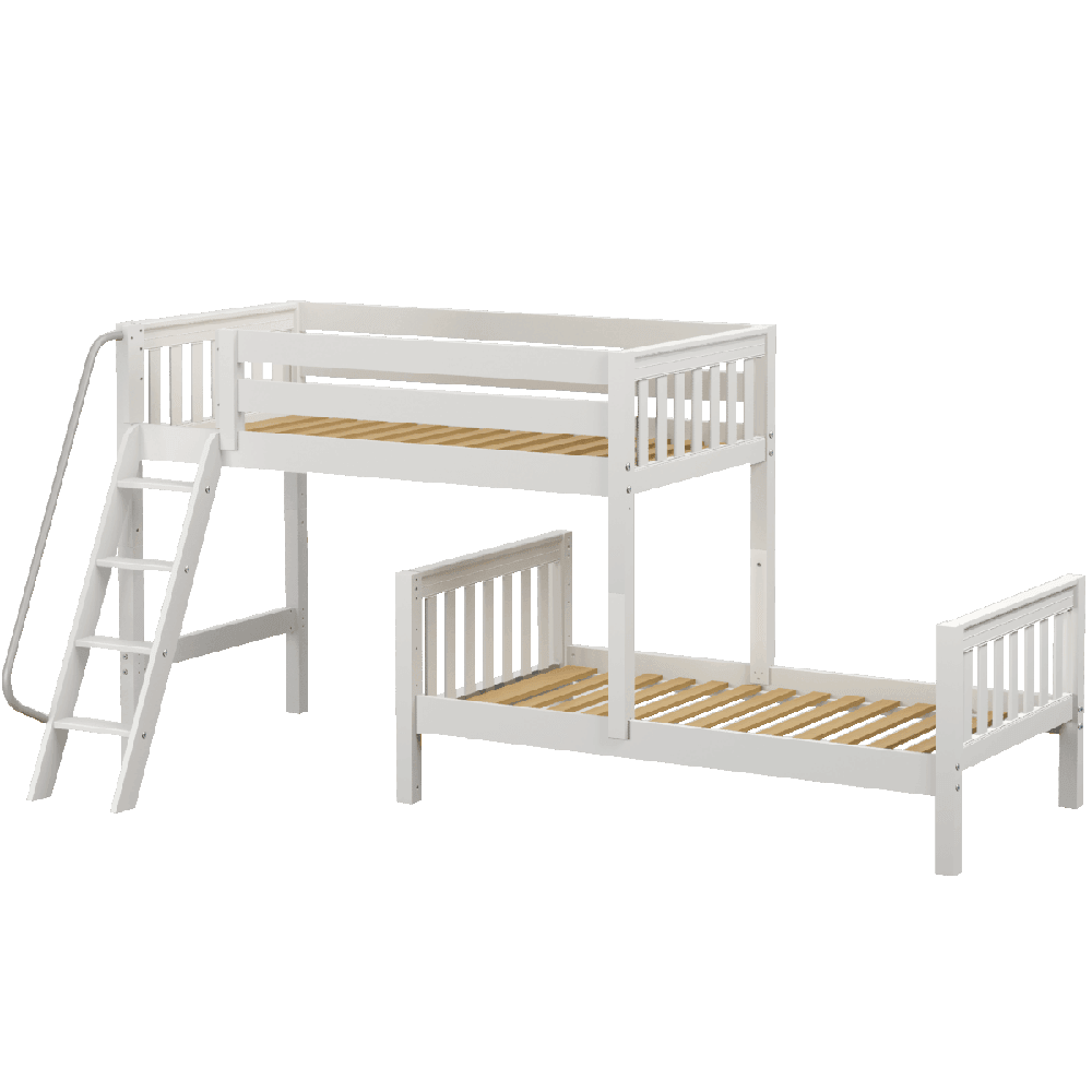 Maxtrix Parallel Bed w Angled Ladder - Kids Haven