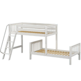 Maxtrix Parallel Bed w Angled Ladder - Kids Haven