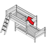 Maxtrix Parallel Bed w Angled Ladder - Kids Haven
