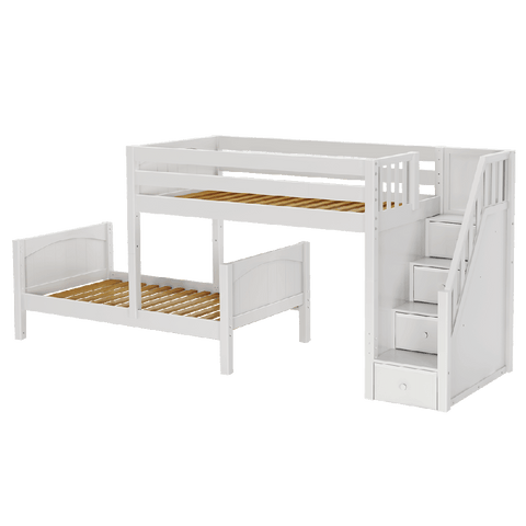 Maxtrix Parallel Bed w Staircase - Kids Haven