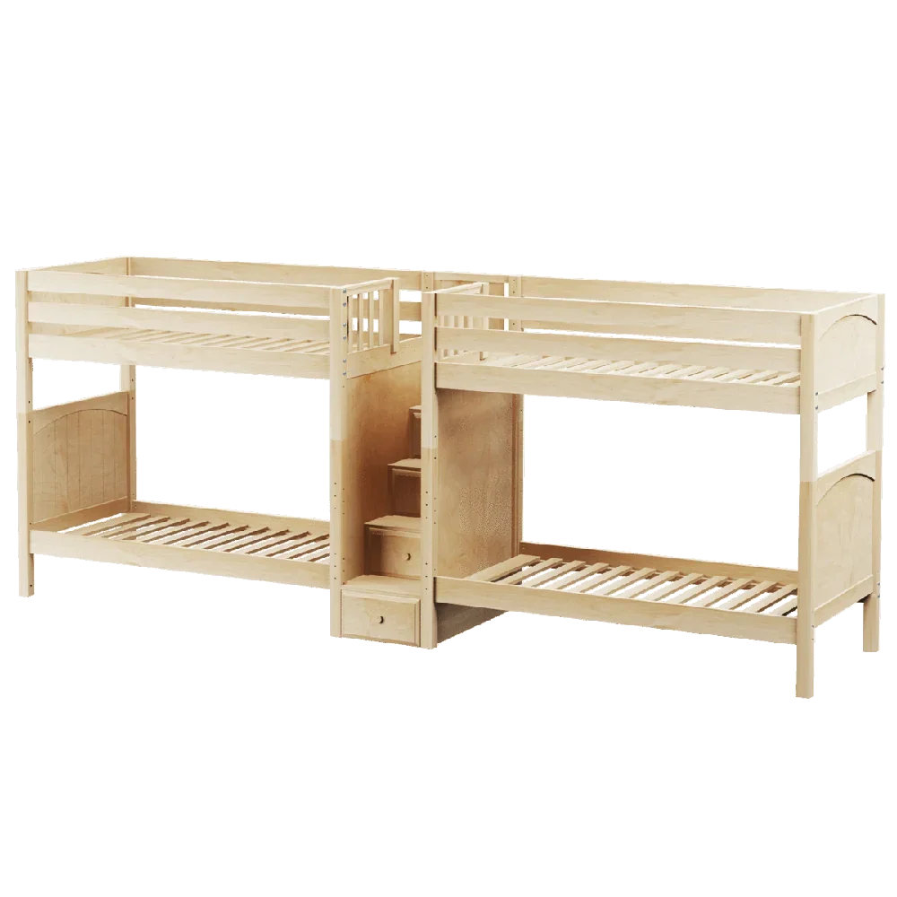 Maxtrix Quad High Bunk w Staircase