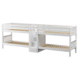 Maxtrix Quad Low Bunk w Staircase