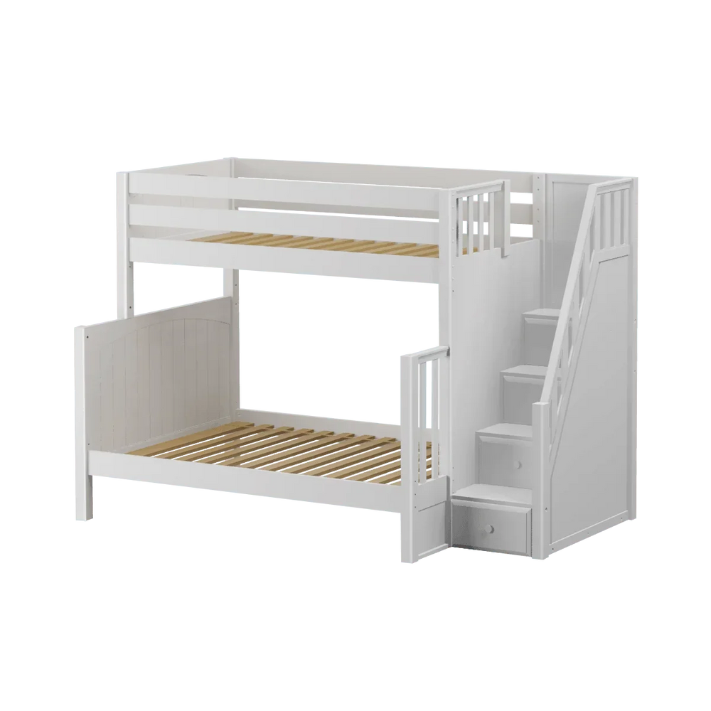 Maxtrix SS-Queen Bunk Bed (Choose Height, Ladder, Slide) - Kids Haven