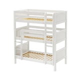 Maxtrix Triple Bunk Bed w Mounted Ladder - Kids Haven
