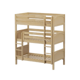 Maxtrix Triple Bunk Bed w Mounted Ladder 