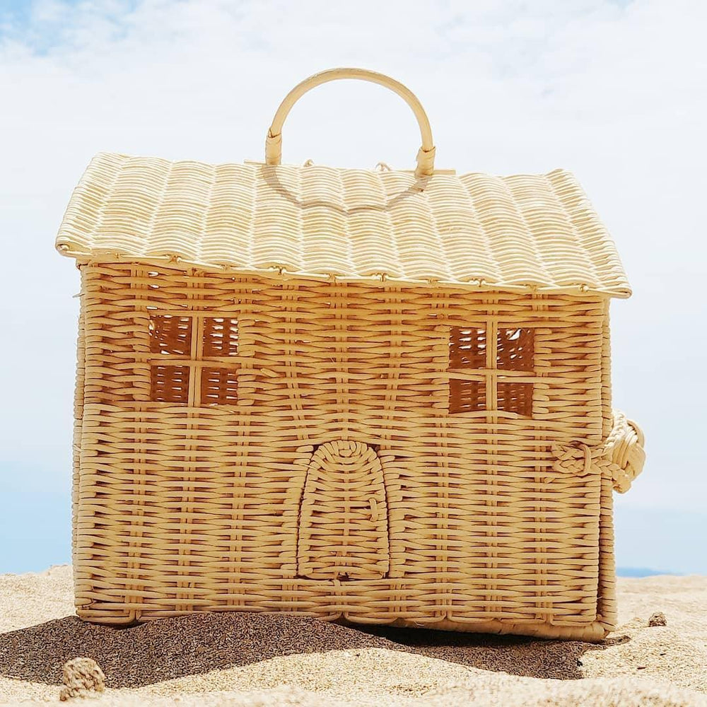 RATTAN Medium Dollhouse - Kids Haven