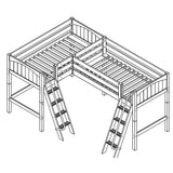 Maxtrix Corner Mid Loft Loft - with options - Kids Haven