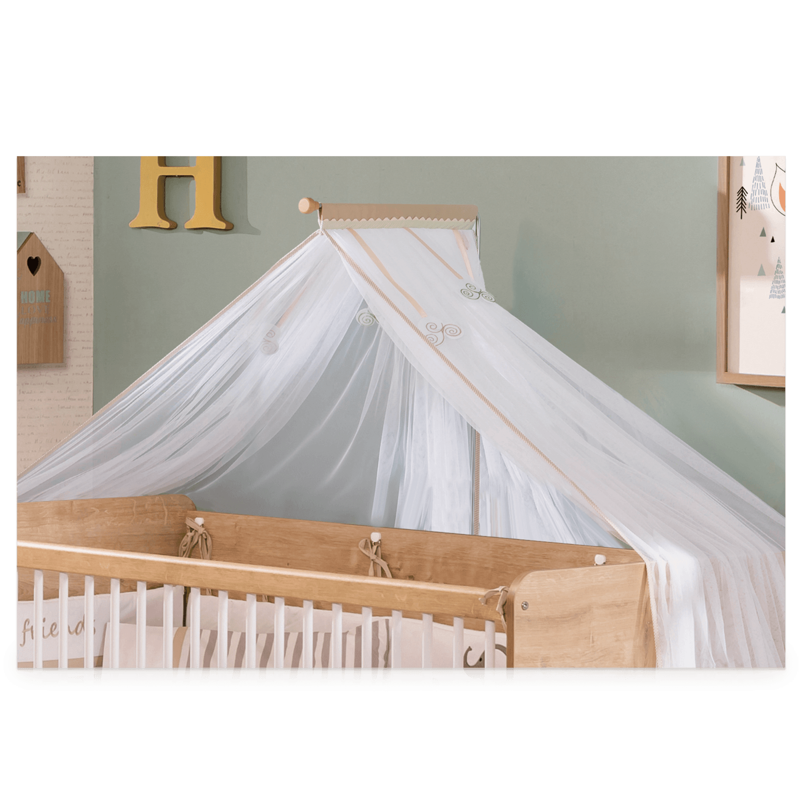 Cilek Mocha Baby Cot Canopy (Only Fits 70X140 Cm)