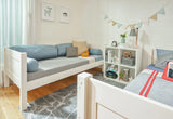 ModBed Basic Bed - No guards (with pullout options - Single or SS) - Kids Haven