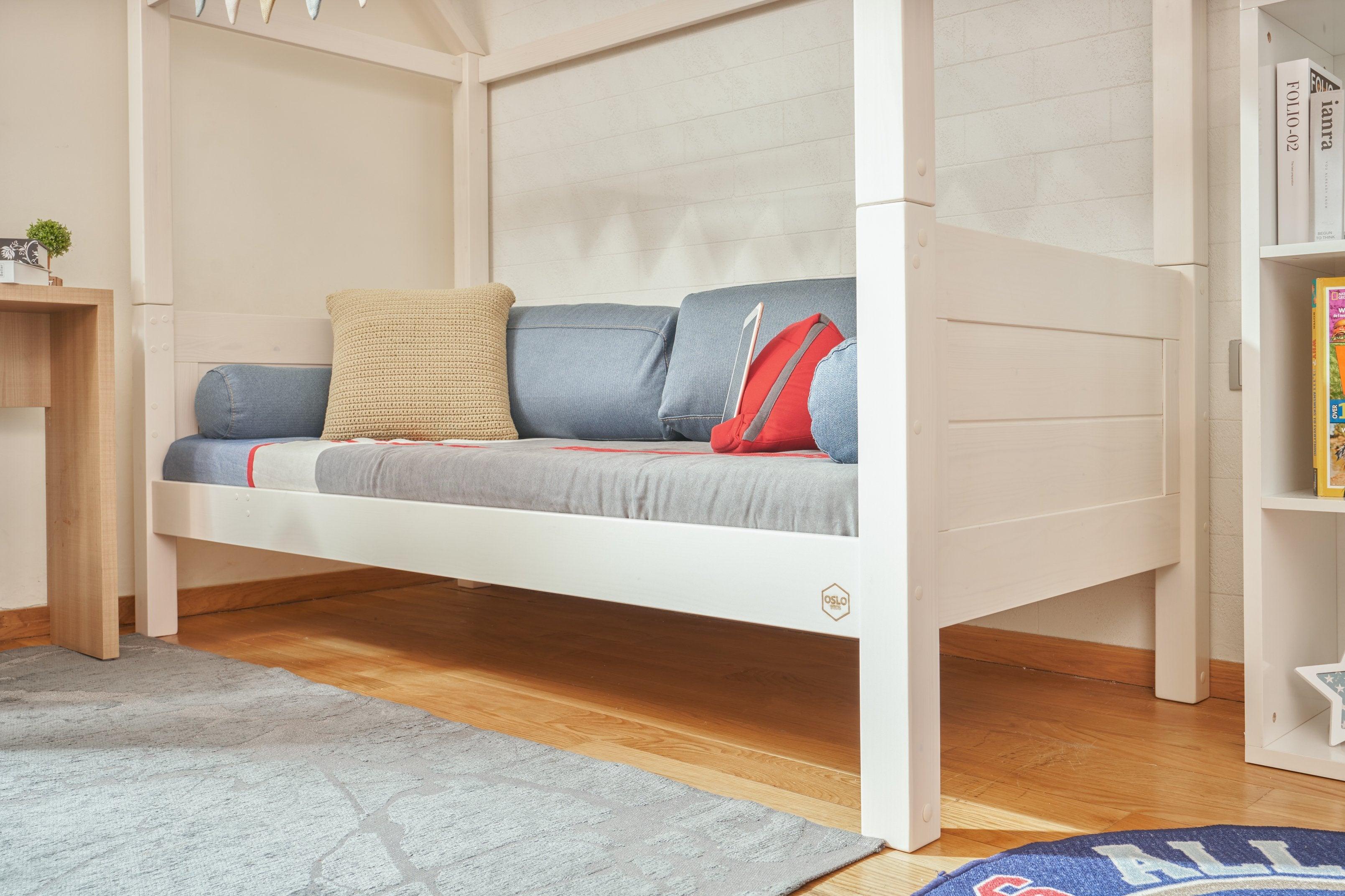 ModBed Elevated House Bed (with pullout options - Single or SS) - Kids Haven