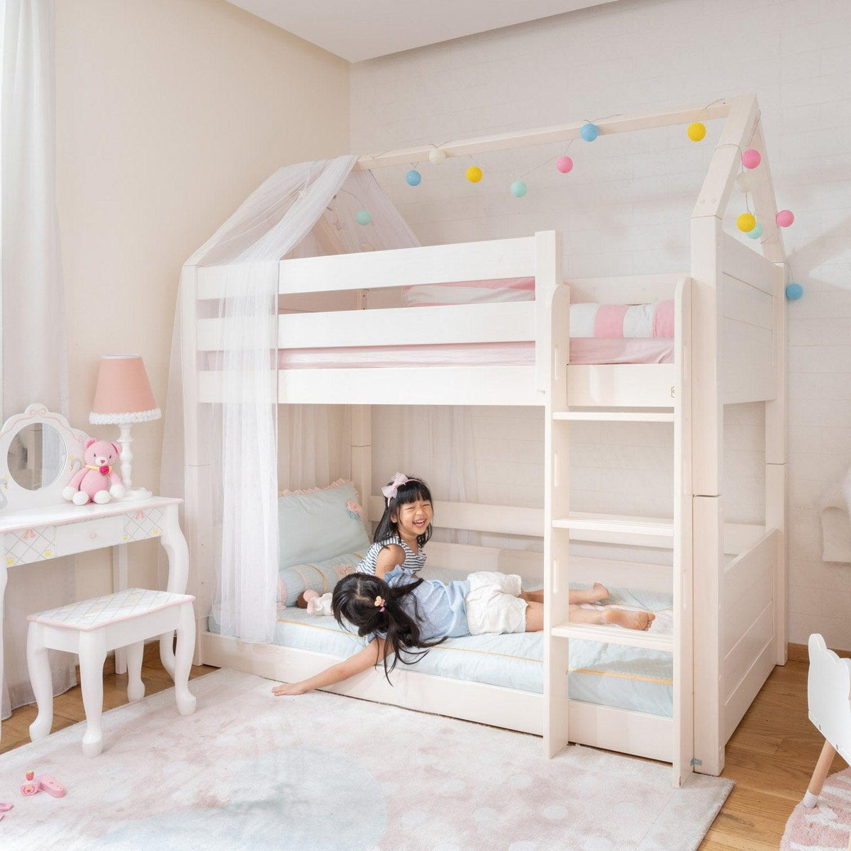ModBed Floor Bunk Bed (with roof options - Single or SS)