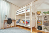 ModBed High Bunk Bed (with roof & pullout options - Single or SS) - Kids Haven