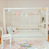 ModBed Poster Bed (Floor / Low) (with pullout options - Single or SS) - Kids Haven