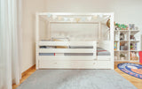 ModBed Poster Bed (Floor / Low) (with pullout options - Single or SS) - Kids Haven