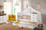 Cilek Natura Baby Sl Cot Canopy (Fits All Except 70X140 Cm) - Kids Haven