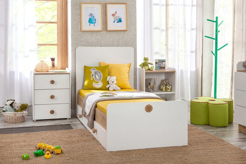 Cilek Natura Baby Sl Convertible Baby Bed (With Parent Bed) (80X180 Cm) - Kids Haven