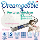 Dreampebble 5" Pro Latex Viroclean Pocketed Spring Mattress - Kids Haven