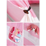 PETIT Bold Pink & White Teepee with Light (mat sold separately) - Kids Haven