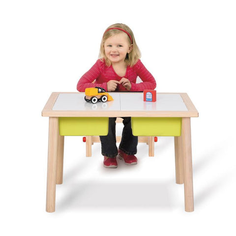 PETIT Solid Wood Playtable w Compartment