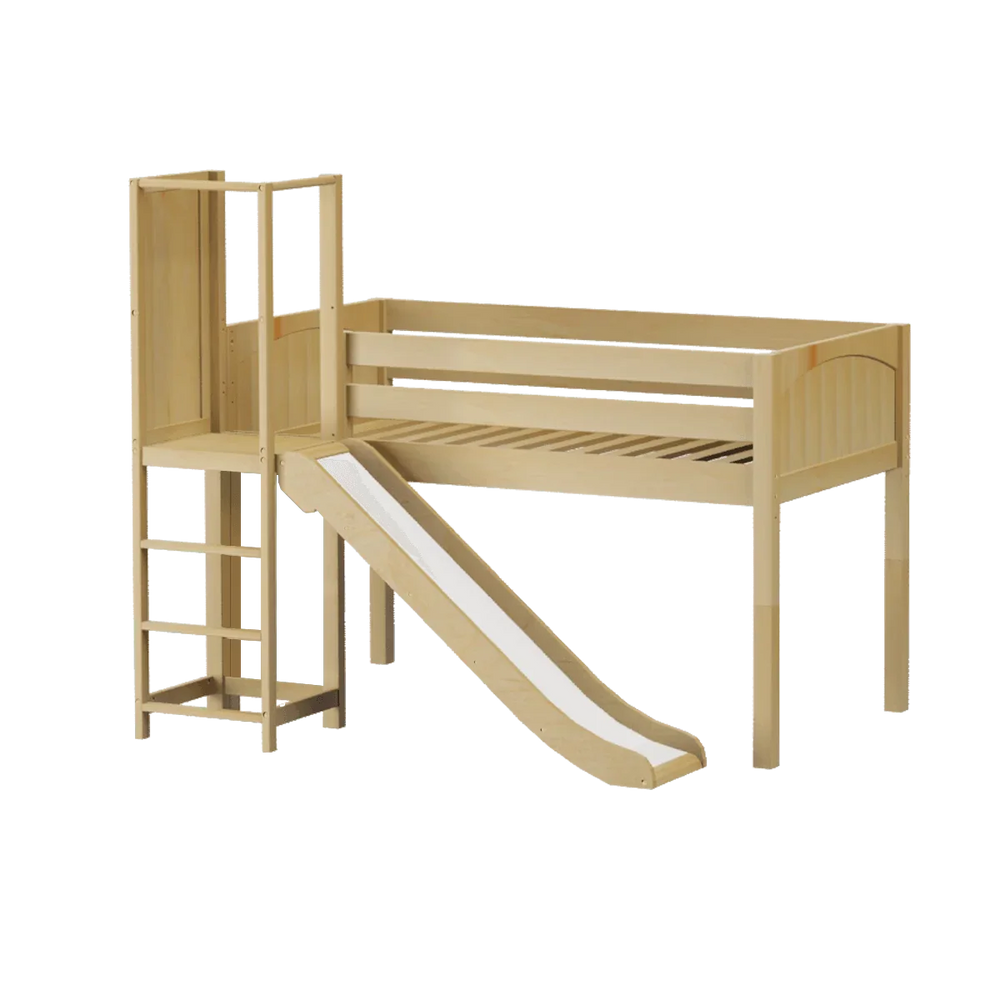 Maxtrix Low Loft w Slide Platform (Choose front or side) - Kids Haven