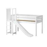 Maxtrix Low Loft w Slide Platform (Choose front or side) - Kids Haven