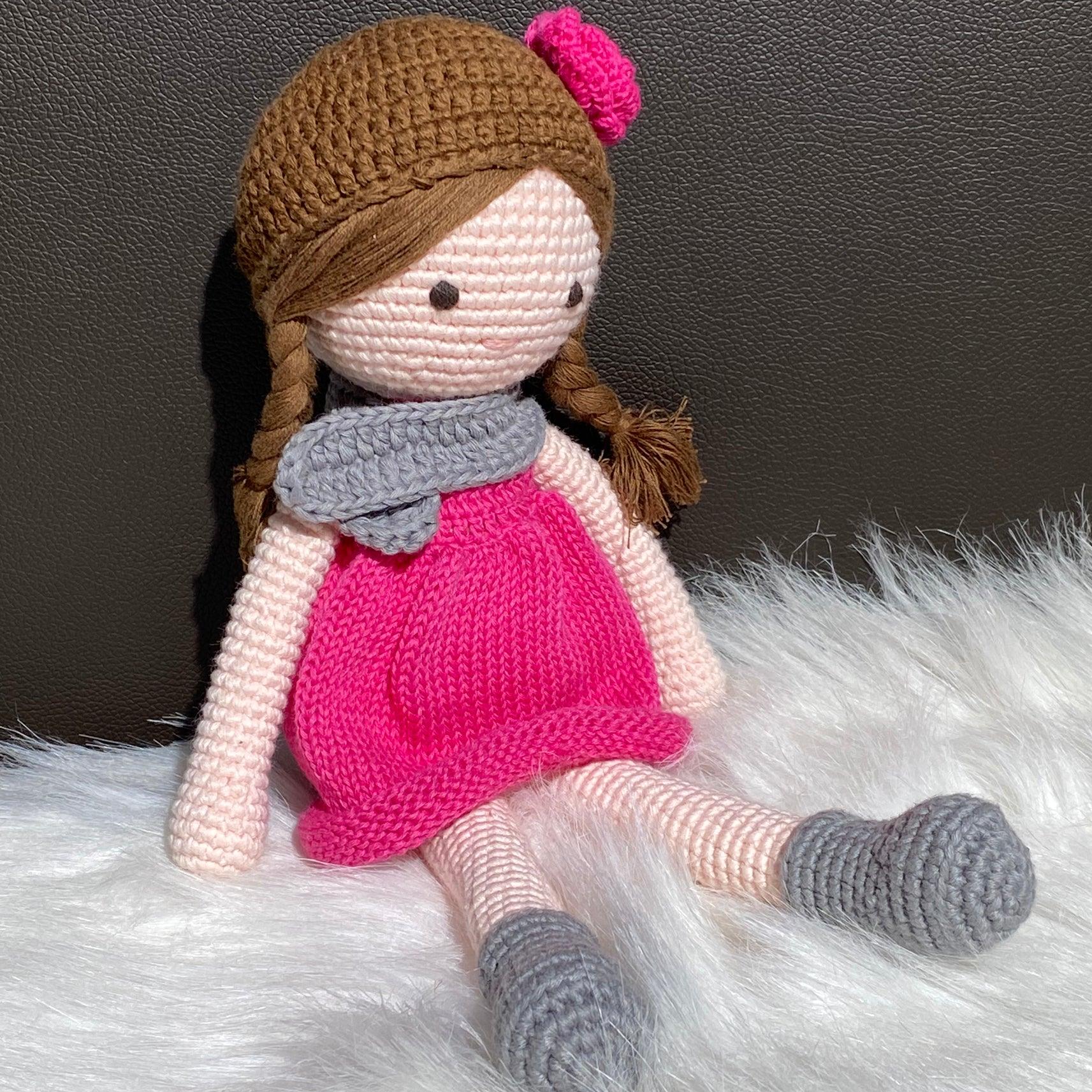 May's Hand Pink Dress Girl Crochet - Kids Haven