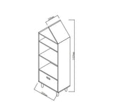 FIJN House Shelf Pink - Tall - Kids Haven