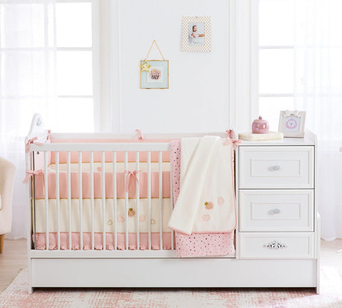 Cilek Romantica Convertible Baby Bed(75X160 Cm) - Kids Haven