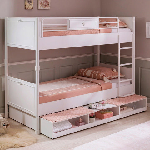 Cilek Romantica Bunk Bed (90X200 Cm) (With Pull Out Options)