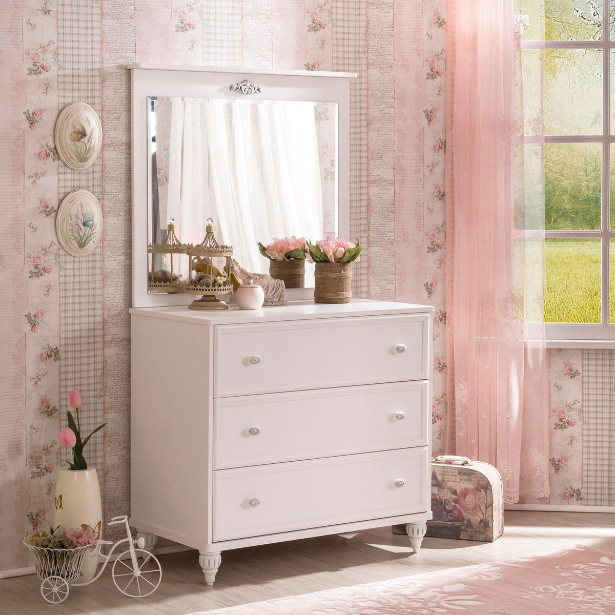 Cilek Romantica Dresser With Mirror