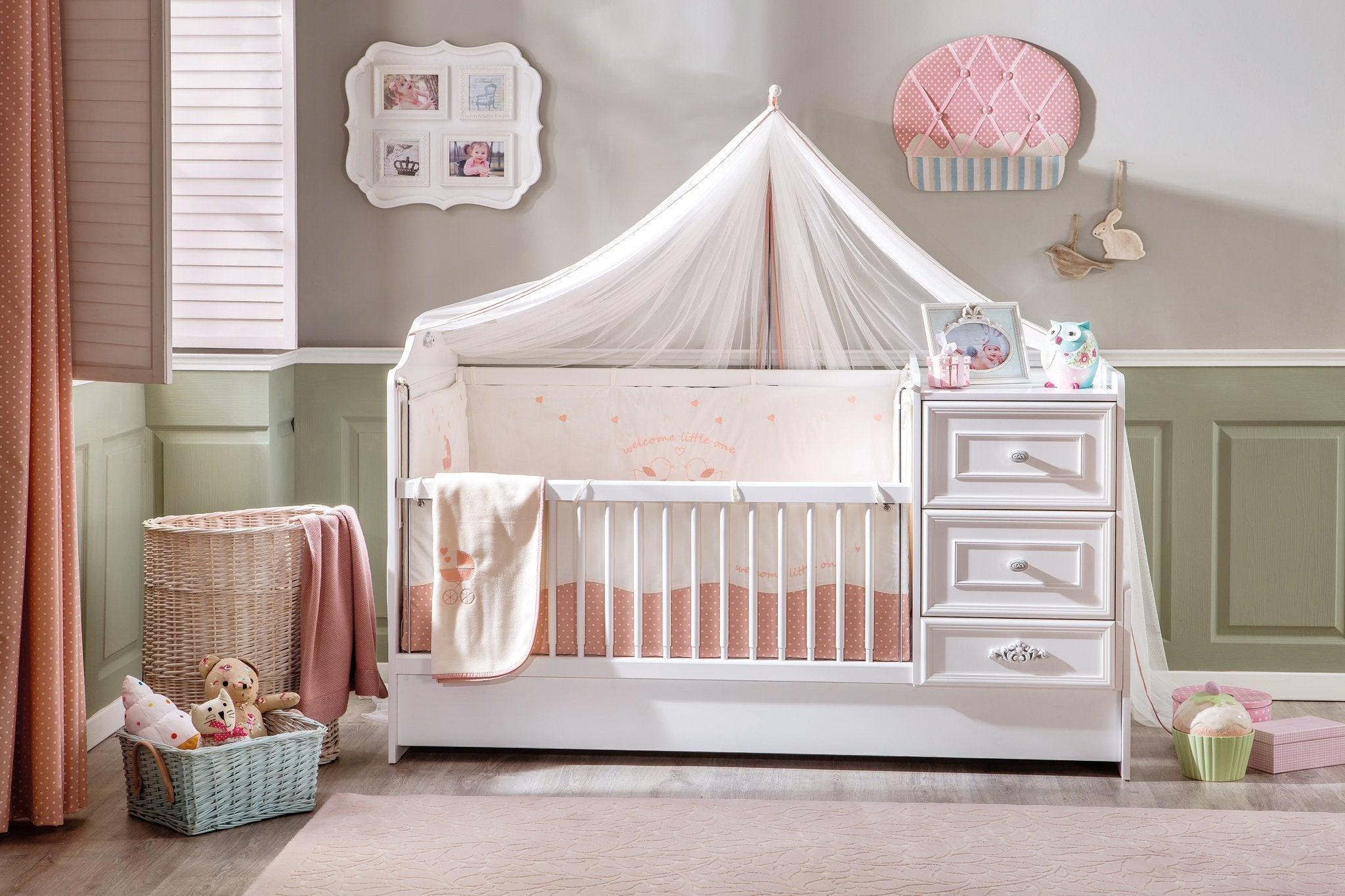 Cilek Romantic Baby Cot Canopy (Fits All Except 70X140 Cm) - Kids Haven
