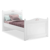 Cilek Rustic White Bed (100X200 Or 120X200Cm) - Kids Haven