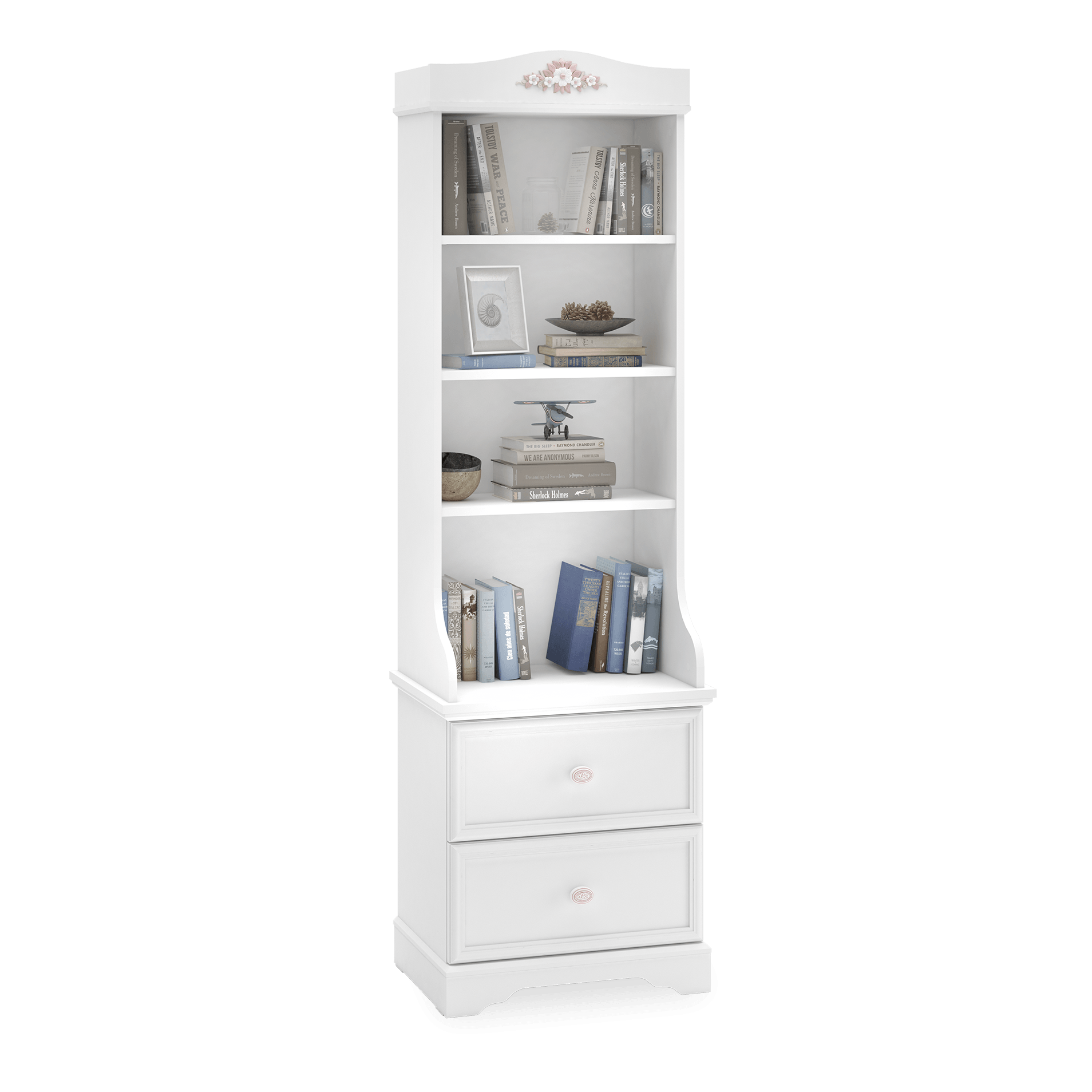 Cilek Rustic White Bookcase - Kids Haven