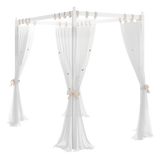 Cilek Rustic White Canopy Poster Poles Only (100x200 or 120x200cm) - Kids Haven