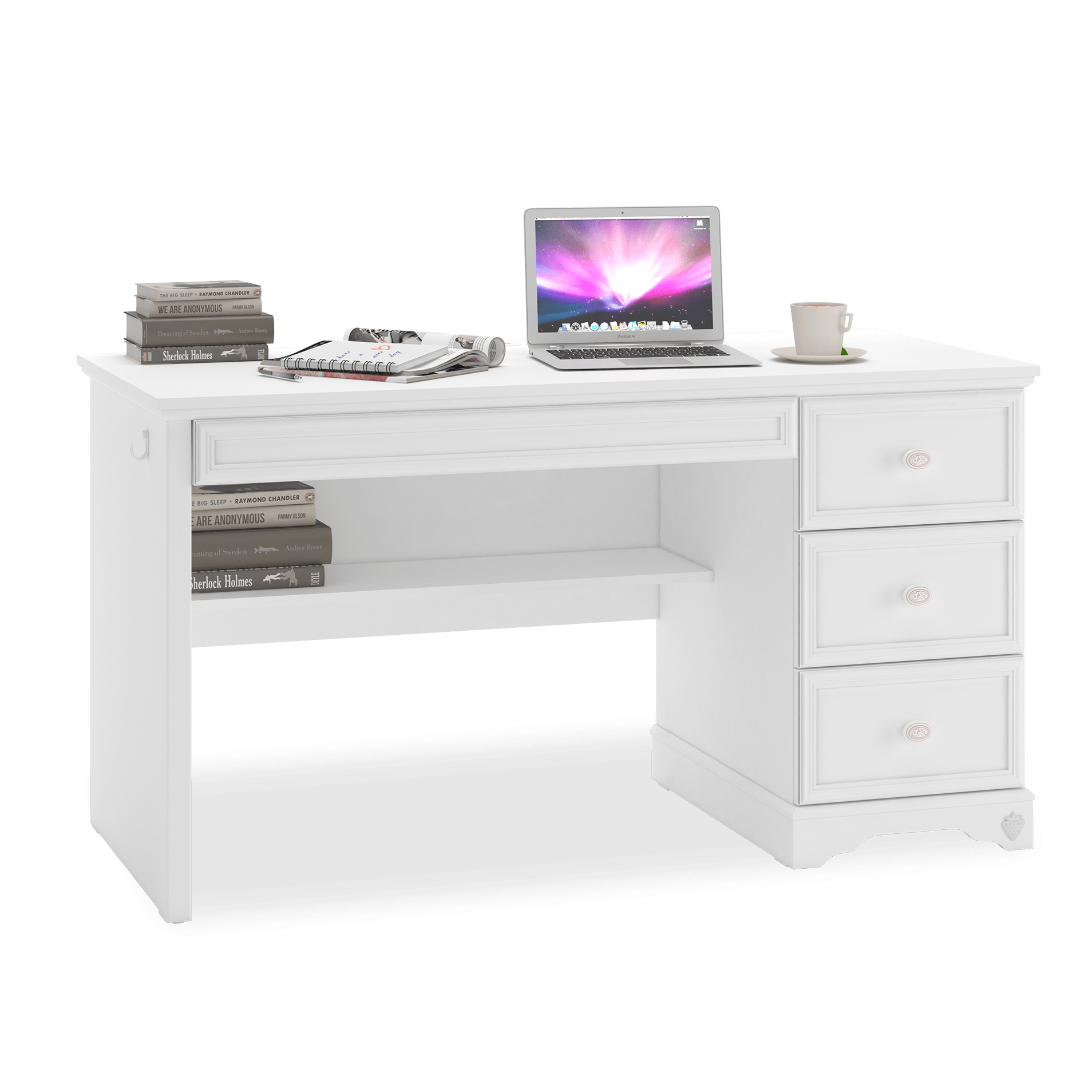 Cilek Rustic White Study Desk - Kids Haven