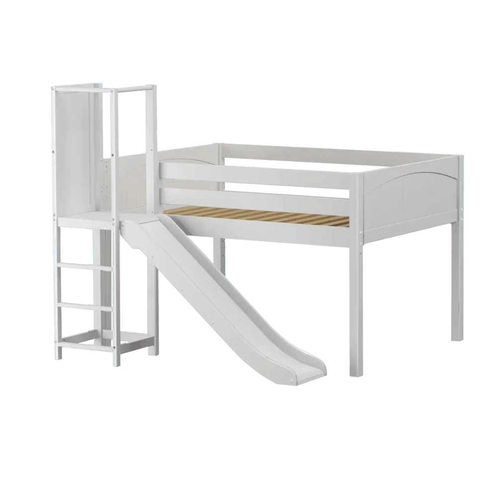 Maxtrix Low Loft w Slide Platform (Choose front or side) - Kids Haven