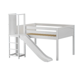 Maxtrix Low Loft w Slide Platform (Choose front or side) - Kids Haven