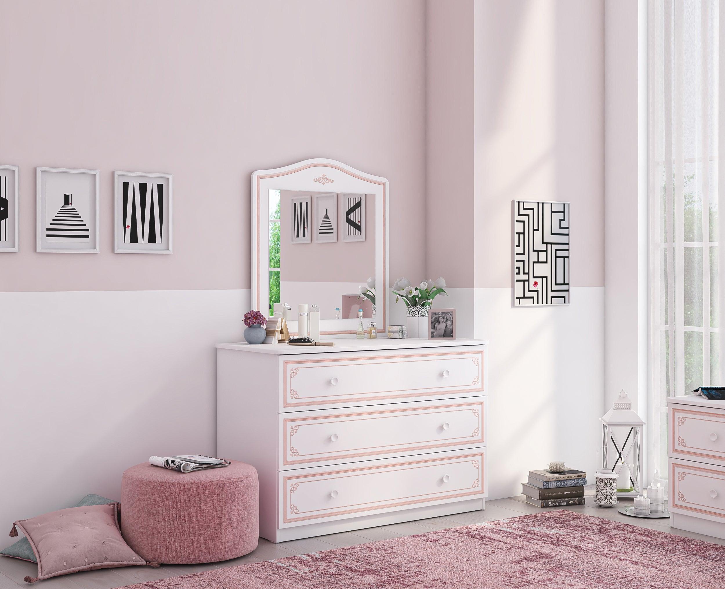 Cilek Selena Pink Dresser Mirror Only (Fits dresser and large dresser) Kids Haven Cilek Selena Pink Dresser Mirror Only (Fits dresser and large dresser) Kids Haven