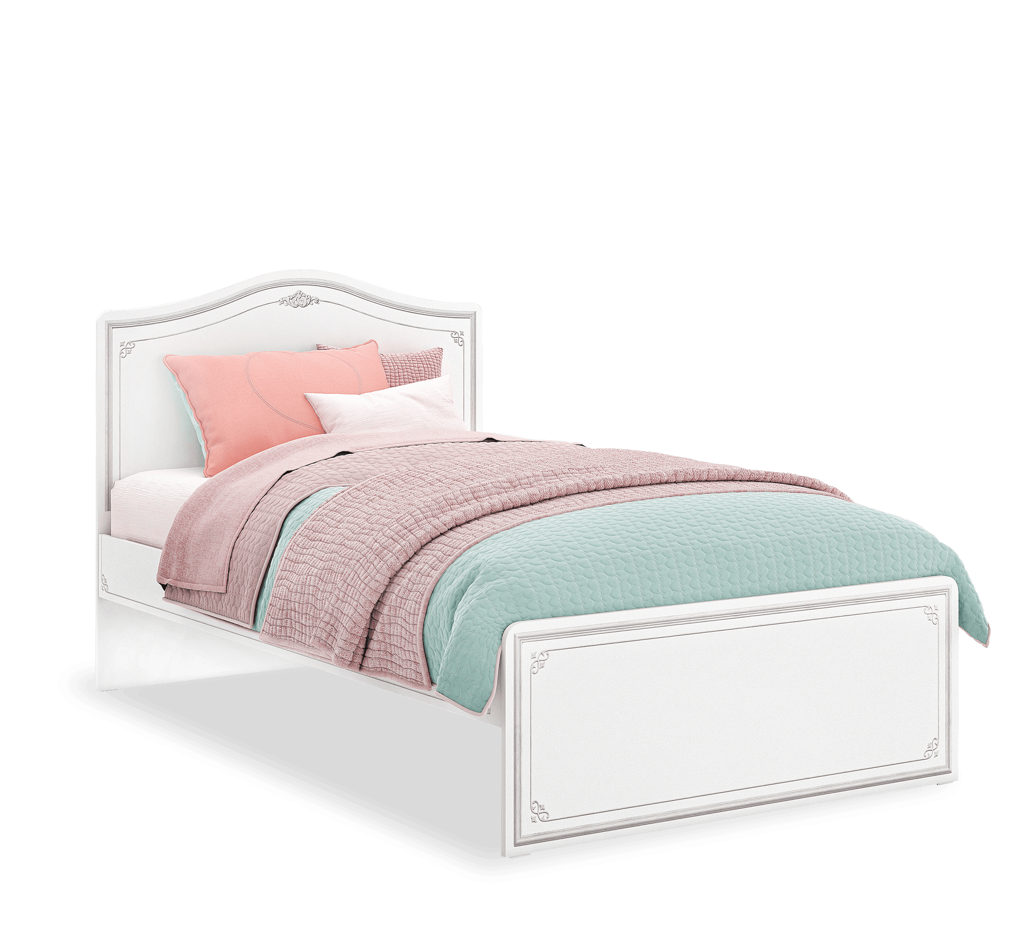 Cilek Selena Grey Bed (100X200 Cm Or 120X200 Cm) - Kids Haven