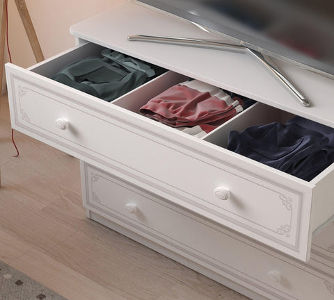 Cilek Selena Grey Large Dresser - Kids Haven