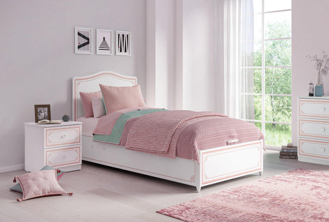 Cilek Selena Pink Storage Bed (100X200 Cm) - Kids Haven