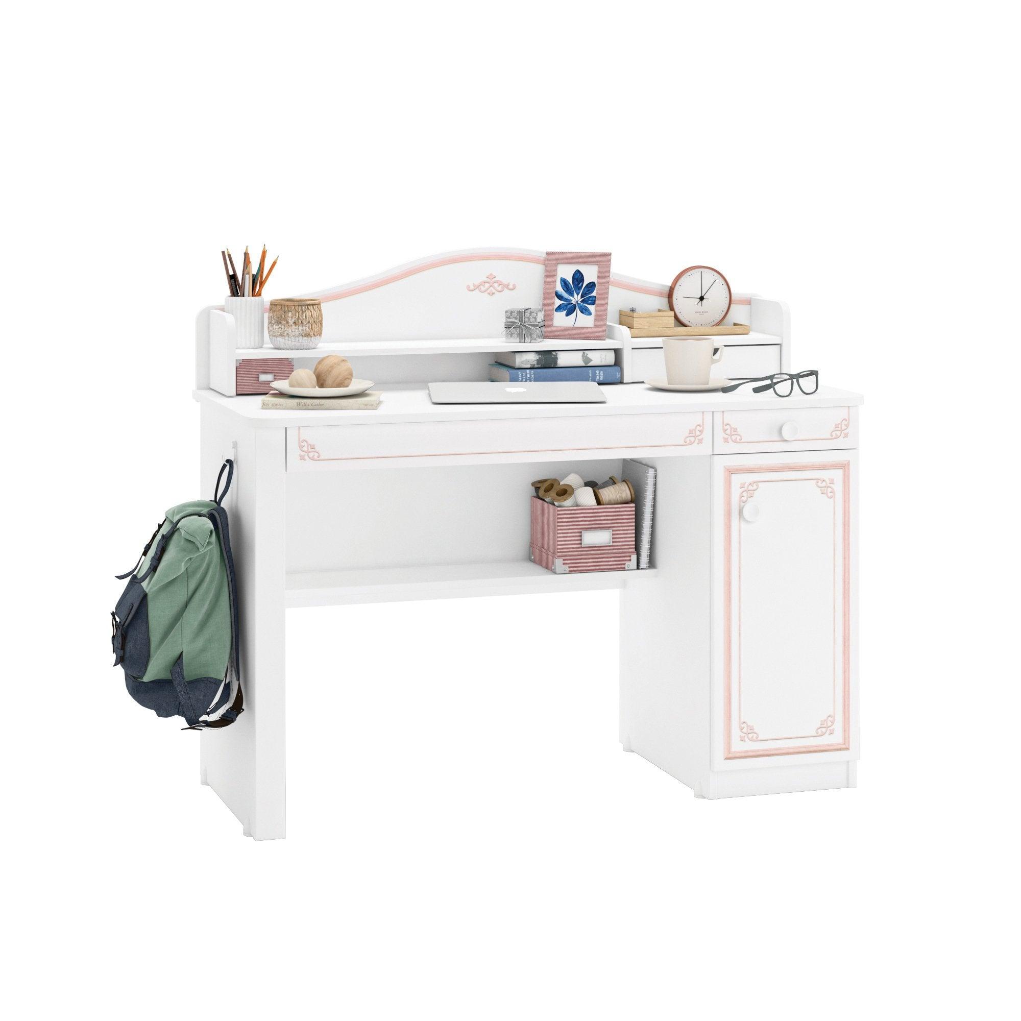 Cilek Selena Pink Small Study Unit Only (Fits Line Desk too) - Kids Haven