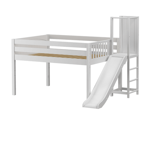 Maxtrix Low Loft w Slide Platform (Choose front or side) - Kids Haven