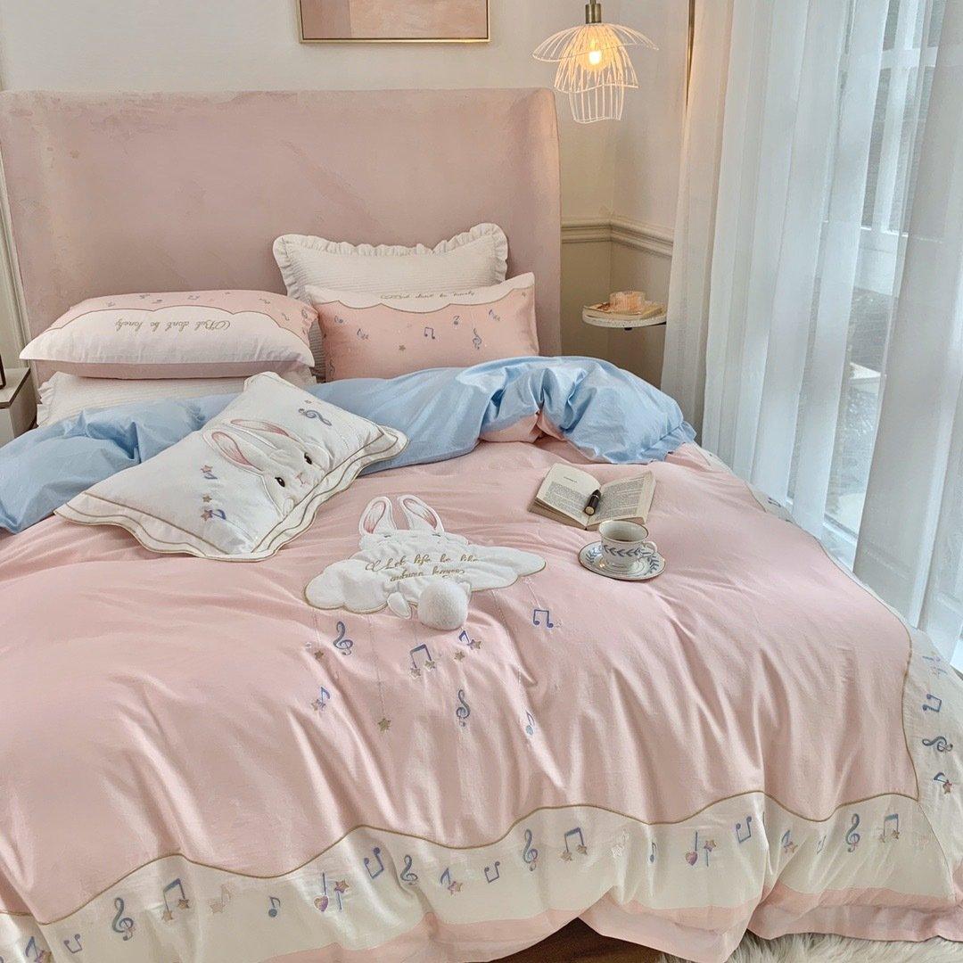 Snuggle Musical Rabbit Bedsheet Set - Kids Haven