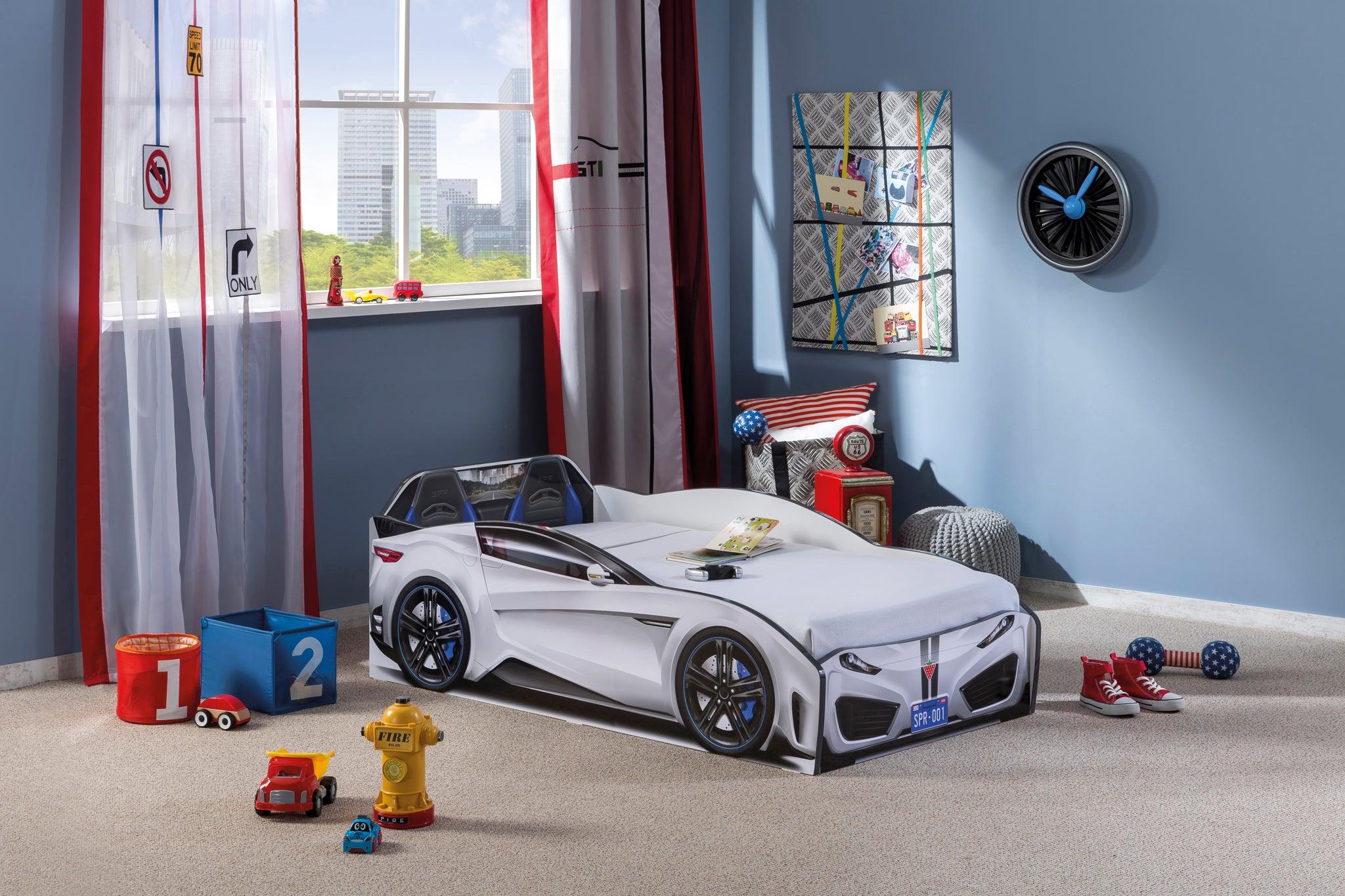 Cilek Spyder Car Bed (70X131 Cm) - 4 colours (Mattress included) - Kids Haven