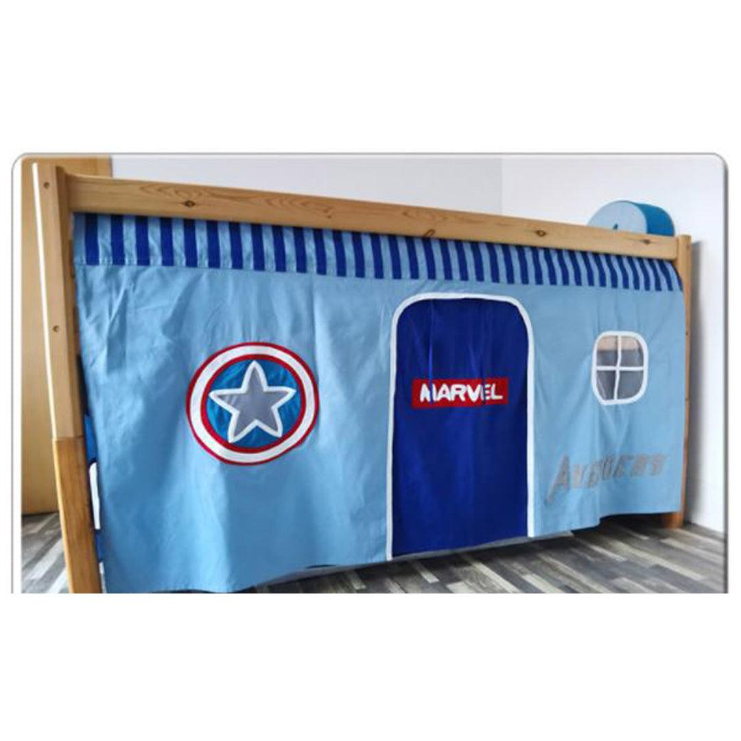 Snuggle Captain America Underbed Curtains - Kids Haven