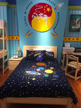 Snuggle Galaxy Explorer Bedsheet Set - Kids Haven