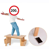 PETIT Solid Pine Wood Table Set with Side Holders - Kids Haven