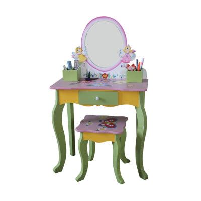 LEKEN Fairies Round Dressing Table & Chair - Kids Haven