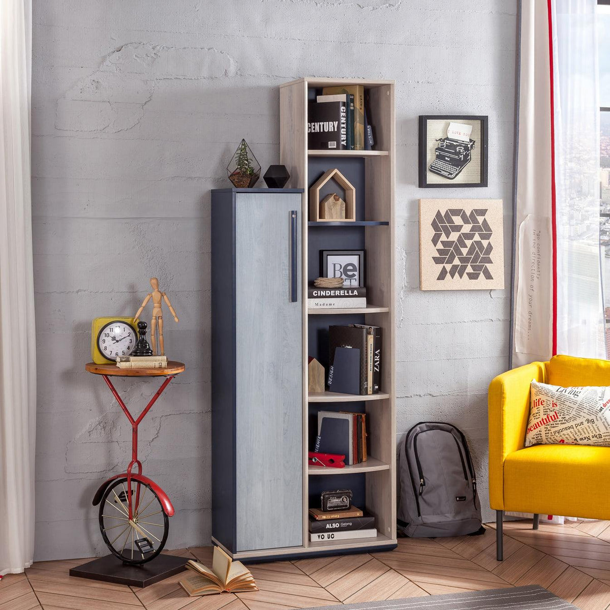 Cilek Trio Bookcase With Storage - Kids Haven